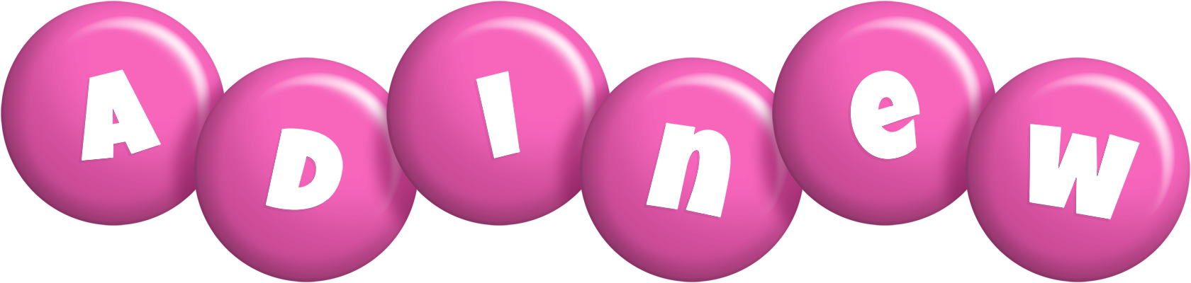 Adinew candy-pink logo