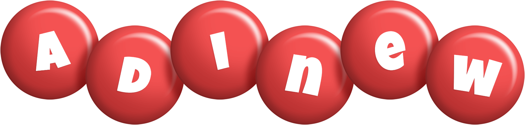 Adinew candy-red logo