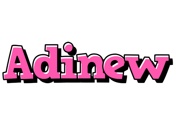 Adinew girlish logo