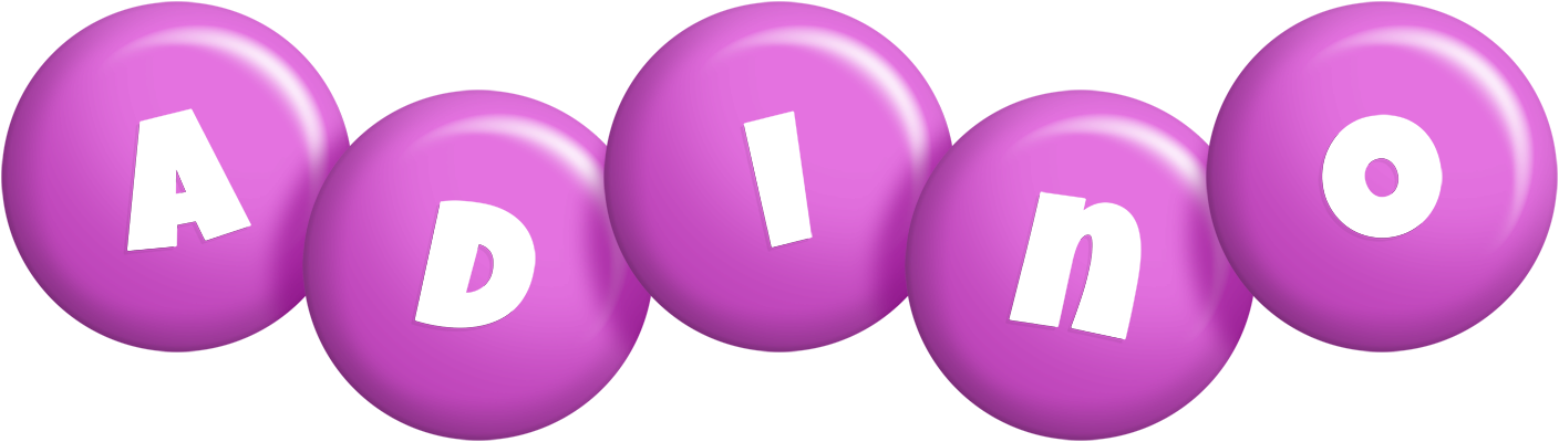 Adino candy-purple logo