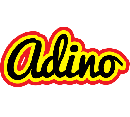 Adino flaming logo