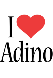 Adino i-love logo