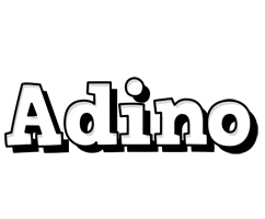 Adino snowing logo