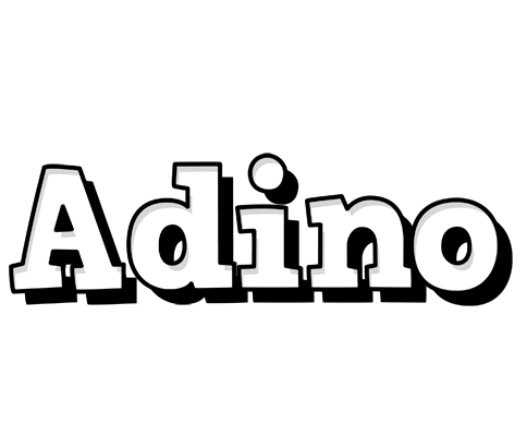 Adino snowing logo