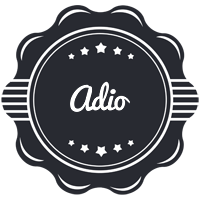 Adio badge logo