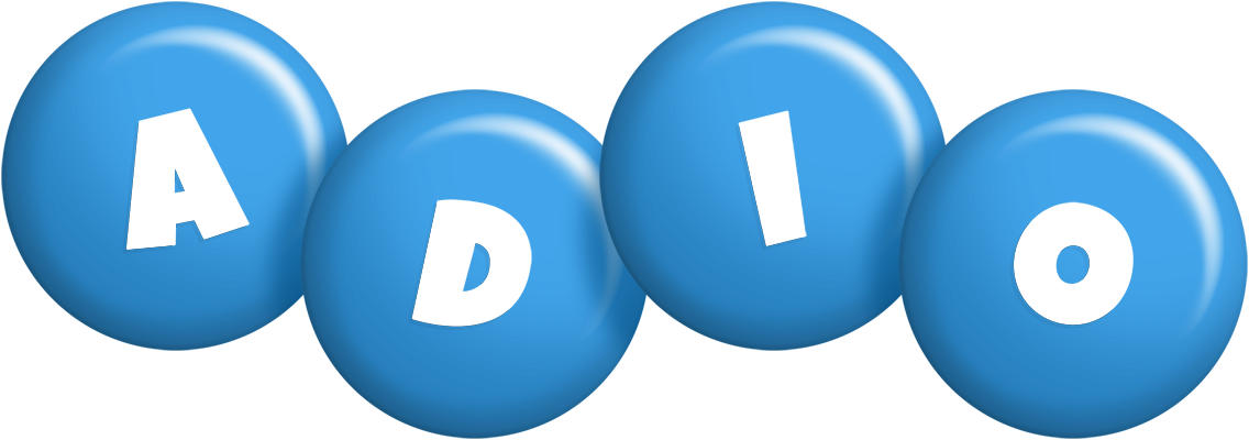 Adio candy-blue logo