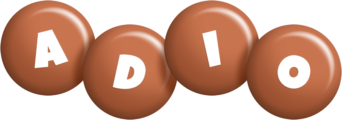 Adio candy-brown logo