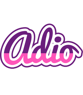 Adio cheerful logo