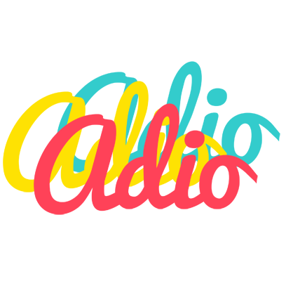 Adio disco logo