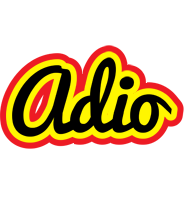 Adio flaming logo