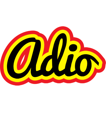 Adio flaming logo