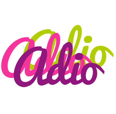 Adio flowers logo