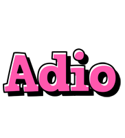 Adio girlish logo