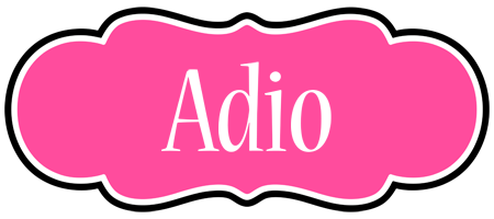 Adio invitation logo