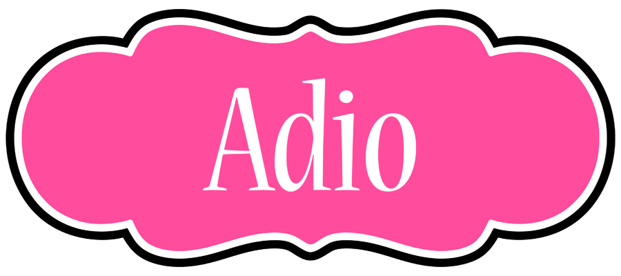 Adio invitation logo
