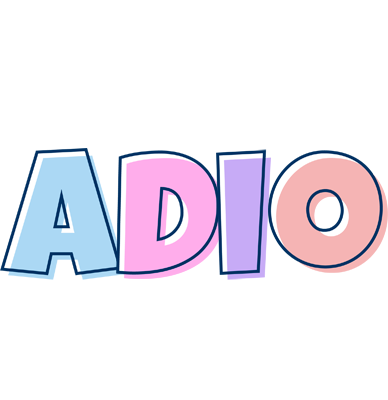 Adio pastel logo