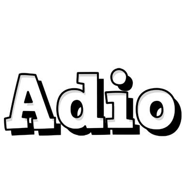 Adio snowing logo