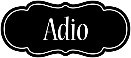 Adio welcome logo