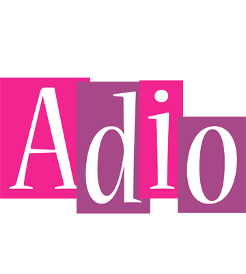Adio whine logo