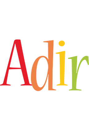 Adir birthday logo