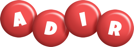 Adir candy-red logo