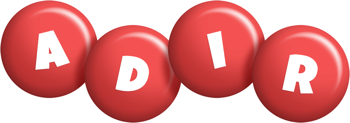 Adir candy-red logo