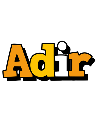 Adir cartoon logo