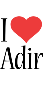 Adir i-love logo