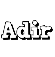 Adir snowing logo