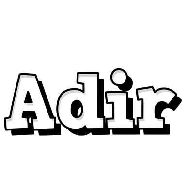 Adir snowing logo