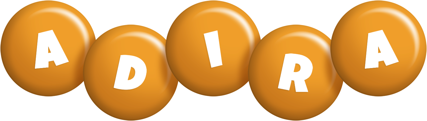 Adira candy-orange logo