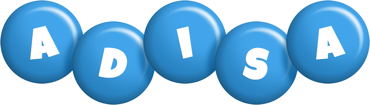 Adisa candy-blue logo