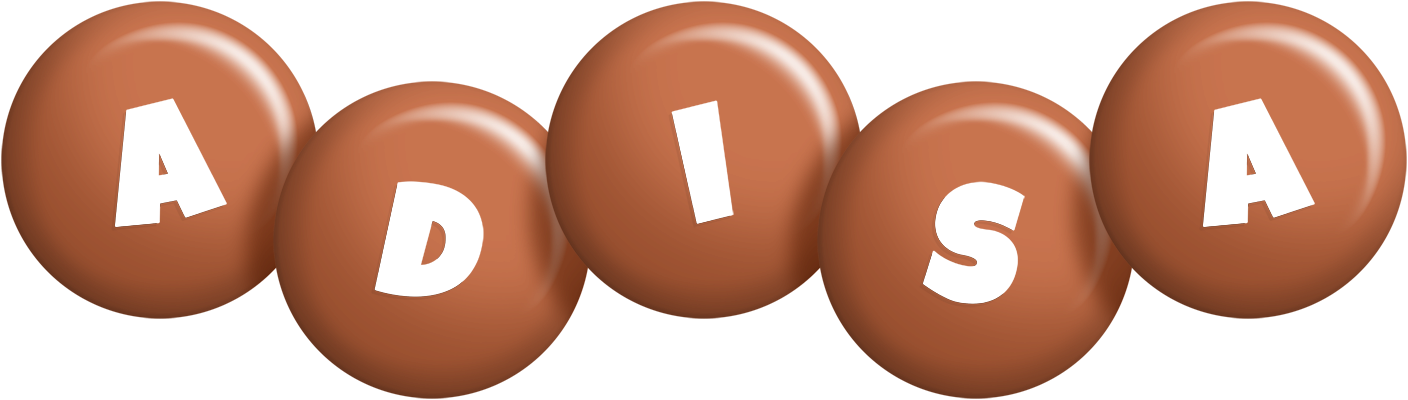 Adisa candy-brown logo