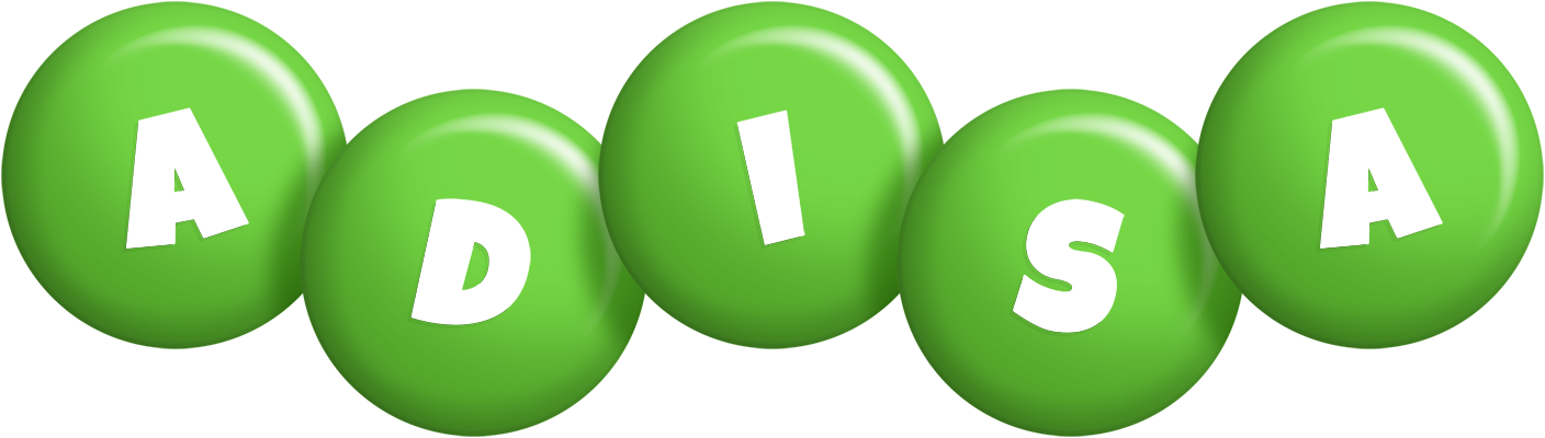 Adisa candy-green logo