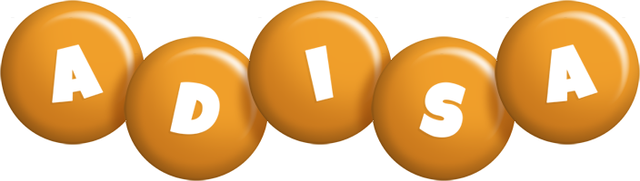 Adisa candy-orange logo
