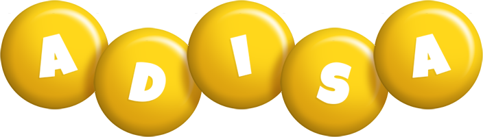 Adisa candy-yellow logo