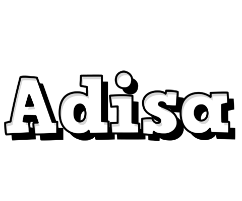 Adisa snowing logo