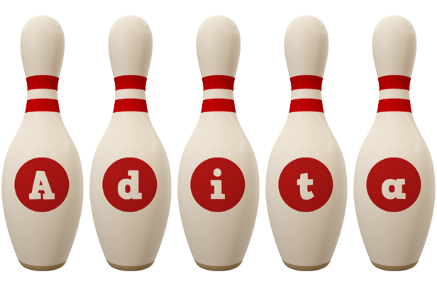 Adita bowling-pin logo