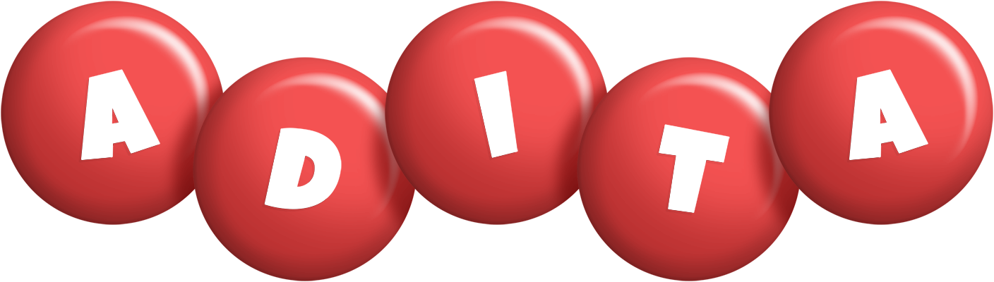 Adita candy-red logo
