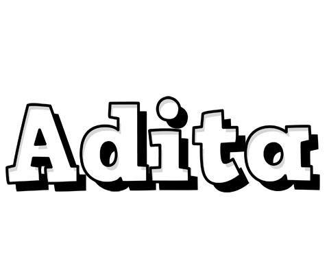 Adita snowing logo