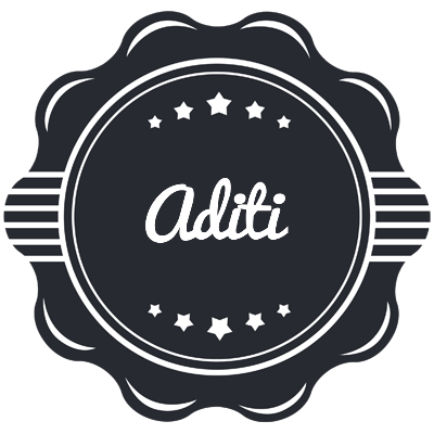Aditi badge logo