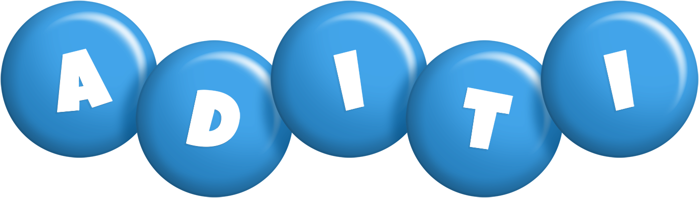 Aditi candy-blue logo