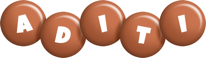 Aditi candy-brown logo