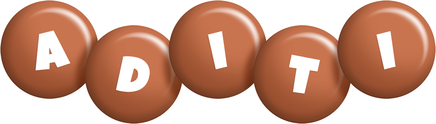 Aditi candy-brown logo