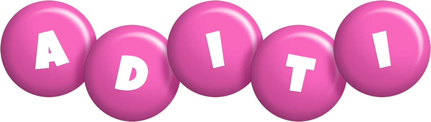 Aditi candy-pink logo