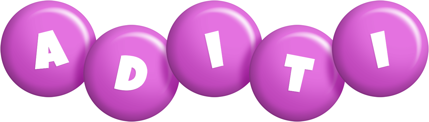 Aditi candy-purple logo