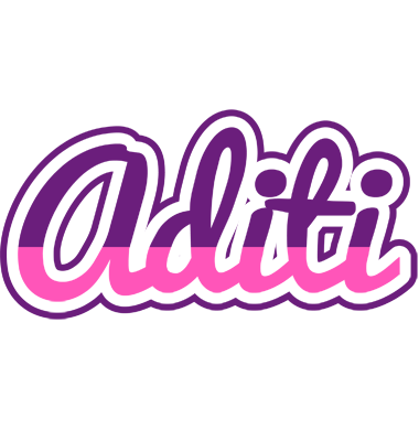 Aditi cheerful logo