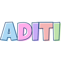 Aditi pastel logo