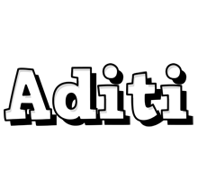 Aditi snowing logo