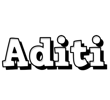 Aditi snowing logo